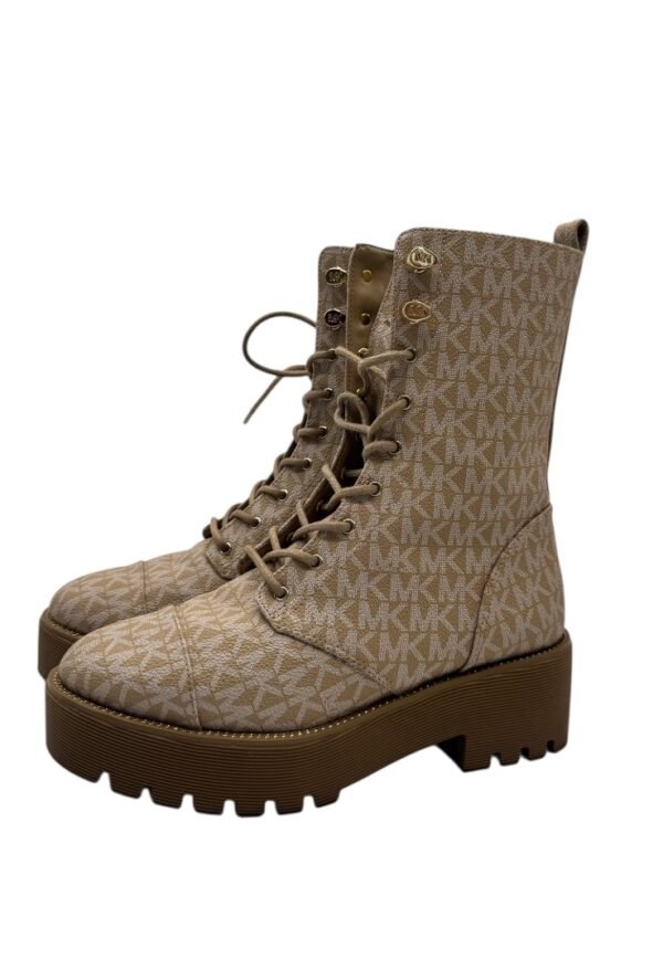 MICHAEL KORS - COMBAT BOOTS BEIGE - Image 3